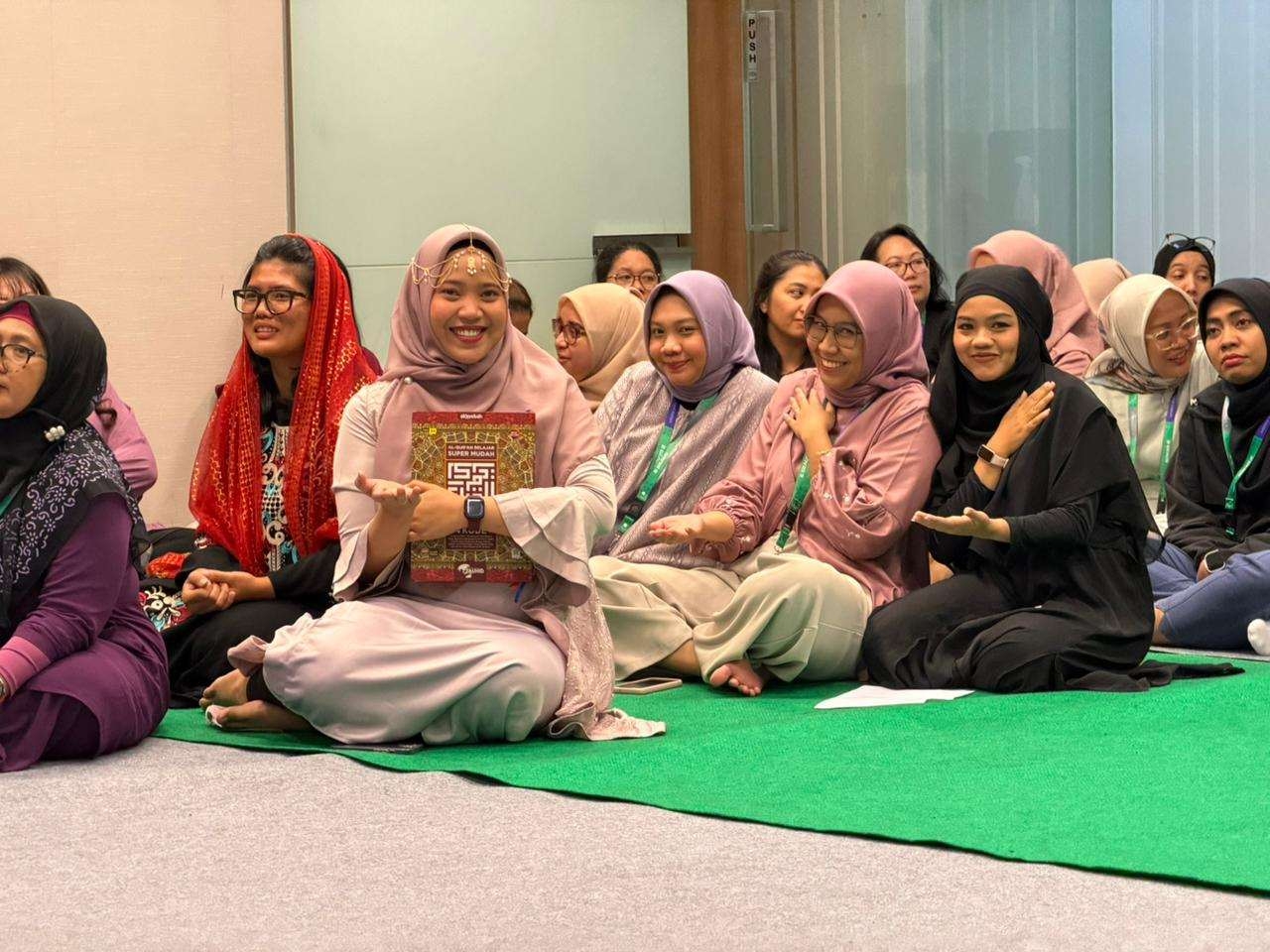 Anna Maria Braun presenting annual report conference titled empowered by technology